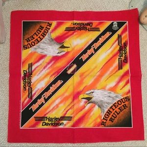 Harley-Davidson new scarf/ bandanna 22x22 rare